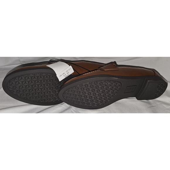 Kensie Ladies' Penny Loafers Slip-on Shoes, Cognac - Picture 5 of 6